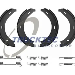 Zestaw szczęk hamulcowych, hamulec postojowy TRUCKTEC AUTOMOTIVE 02.35.046 Łatwy zwrot