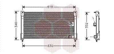 Skraplacz, klimatyzacja VAN WEZEL 02005116 Ograniczona ilość