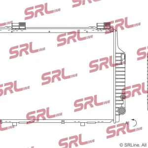 Chłodnica, układ chłodzenia silnika SRLINE 500408-1 Dostępne od ręki