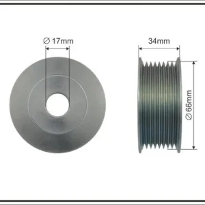 Koło pasowe, alternator CAFFARO 500421 Oferta