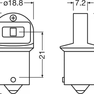 Żarówka, lampa kierunkowskazu AMS-OSRAM 5007DWP-2BL Tylko dziś