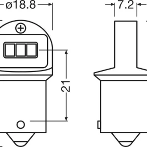 Hit sprzedaży Żarówka, lampa kierunkowskazu AMS-OSRAM 5008DWP-2BL