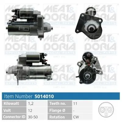 Wysoka jakość Rozrusznik MEAT & DORIA 5014010