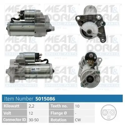 Darmowy zwrot Rozrusznik MEAT & DORIA 5015086