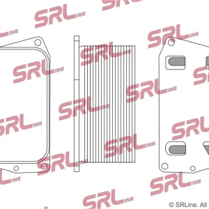 Oferta limitowana Chłodnica oleju, olej silnikowy SRLINE 5018L8-5