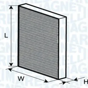 Wybór klientów Filtr kabinowy MAGNETI MARELLI BCF199 CU2440