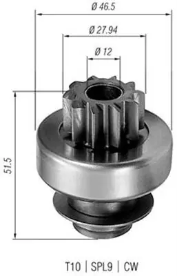 Bendiks rozrusznika MAGNETI MARELLI AMB0227 185441 Nowość