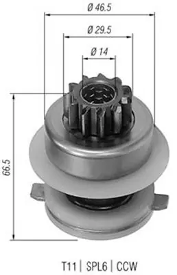 Bendiks rozrusznika MAGNETI MARELLI AMB0155 21083708620 Kup teraz